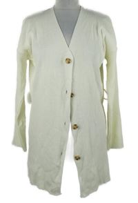 Nové - Dámsky smotanový prepínaci dlhý sveter Boohoo