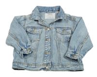 Svetlomodrá rifľová bunda Zara