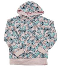 Světlerůžová mikina se Stichem a kapucí Primark