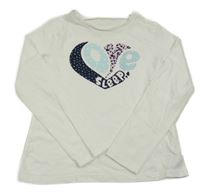 Bílé triko s nápisem George