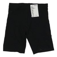 Nové - čierne elastické kraťasy George