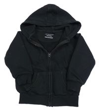 Čierna prepínaci mikina s kapucňou Primark