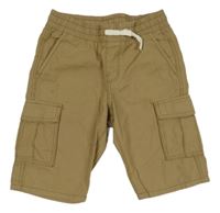 Světlehnědé plátěné kraťasy s kapsami H&M