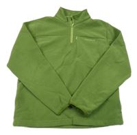 Zelená fleecová funkčná mikina Quechua