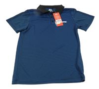 Nové - Černo-modré pruhované sportovní polo tričko Slazenger