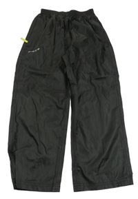 Čierne šušťákové nepromokavé nohavice Gelert