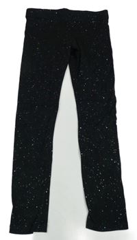 Černé třpytivé legíny F&F