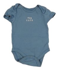 Modrošedé body s nápisom Primark