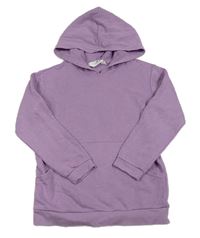 Lila mikina s kapucňou H&M