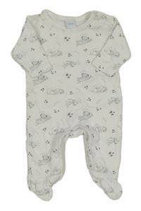 Biely overal s dalmatiny Disney