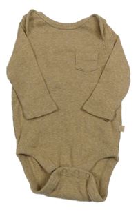 Béžové žebrované body 