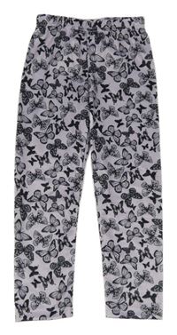 Lila legíny s motýlikmi Shein