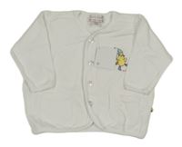 Nové - Biela prepínaci mikina s vtáčikom Early Days