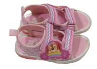 Světlerůžové neoprénovo/koženkové sandály so Skye vel. 26