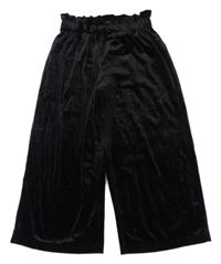 Černé sametové culottes kalhoty Little kids