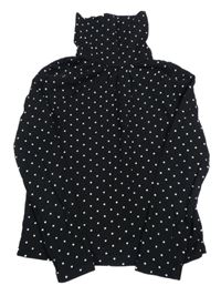 Černo-bílý puntíkatý rolák H&M
