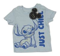 Nové - svetlomodré tričko so Stitchem PRIMARK
