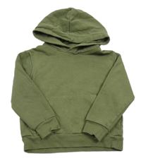 Khaki mikina s kapucňou H&M