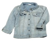 Svetlomodrá rifľová bunda F&F