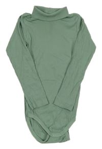 Zelené žebrované body s rolákem Alana