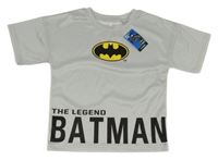 Nové - Světlešedé sportovní tričko s logem Batmana George
