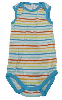 Bílo-barevné pruhované body C&A