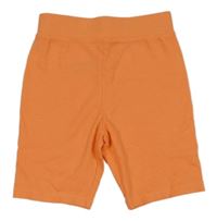Oranžové rebrované elastické kraťasy Primark
