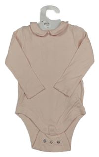 Nové - Svetloružové body s golierikom Primark
