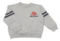 Sivá melírovaná mikina s helmou H&M