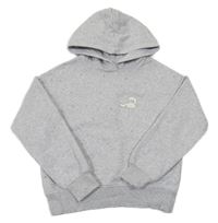 Sivá melírovaná mikina s Cinnamoroll s kamienkami a kapucňou H&M