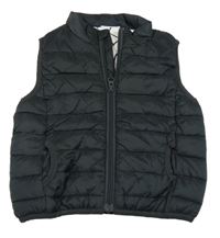 Čierna šušťáková zateplená vesta Next