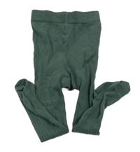 Tmavozelené pančuchy H&M