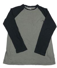 Šedo-černé triko Primark