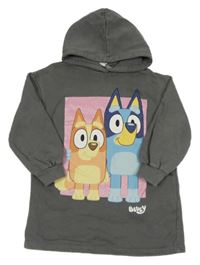 Šedá mikina s Bluey a kapucí Zara
