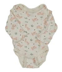 Bielo-ružové body s králikmi Pep&Co