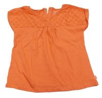 Oranžové tričko s madeirou obaibi