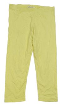 Žlté crop legíny H&M