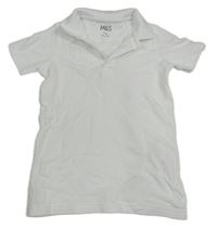 Biele polo tričko M&S