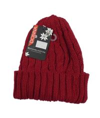 Nové - Vínová vzorovaná čepice 