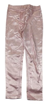 Růžové lesklé třpytivé tregíny George