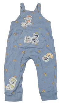 Modré laclové tepláky s duhami - Tlapková Patrola George