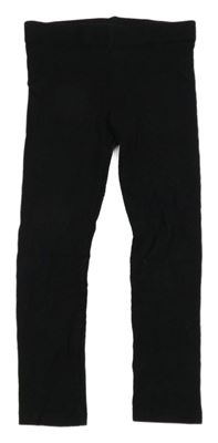 Černé žebrované legíny F&F