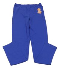 Tmavomodré legíny s ananasom