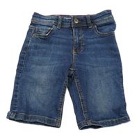 Tmavomodré riflové skinny kraťasy Denim Co.