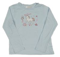 Svetlomodré tričko s koníkem zn.bpc