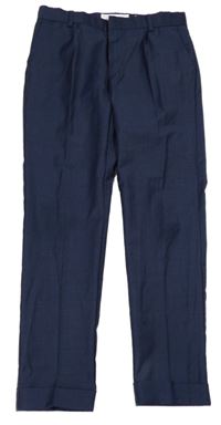 Tmavomodré chino kalhoty Zara