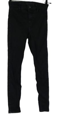 Dámské černé skinny rifle Topshop 