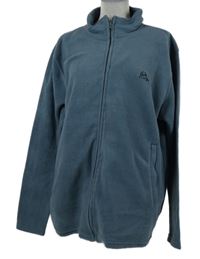 Pánska modrošedá fleecová prepínaci mikina Identic