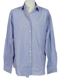 Pánska modro-biela prúžkovaná košeľa George vel. 18,5