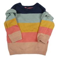 Farebný pruhovaný sveter F&F